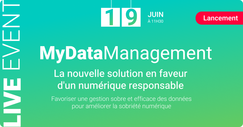 IDECSI lance MyDataManagement en faveur de la sobriété numérique