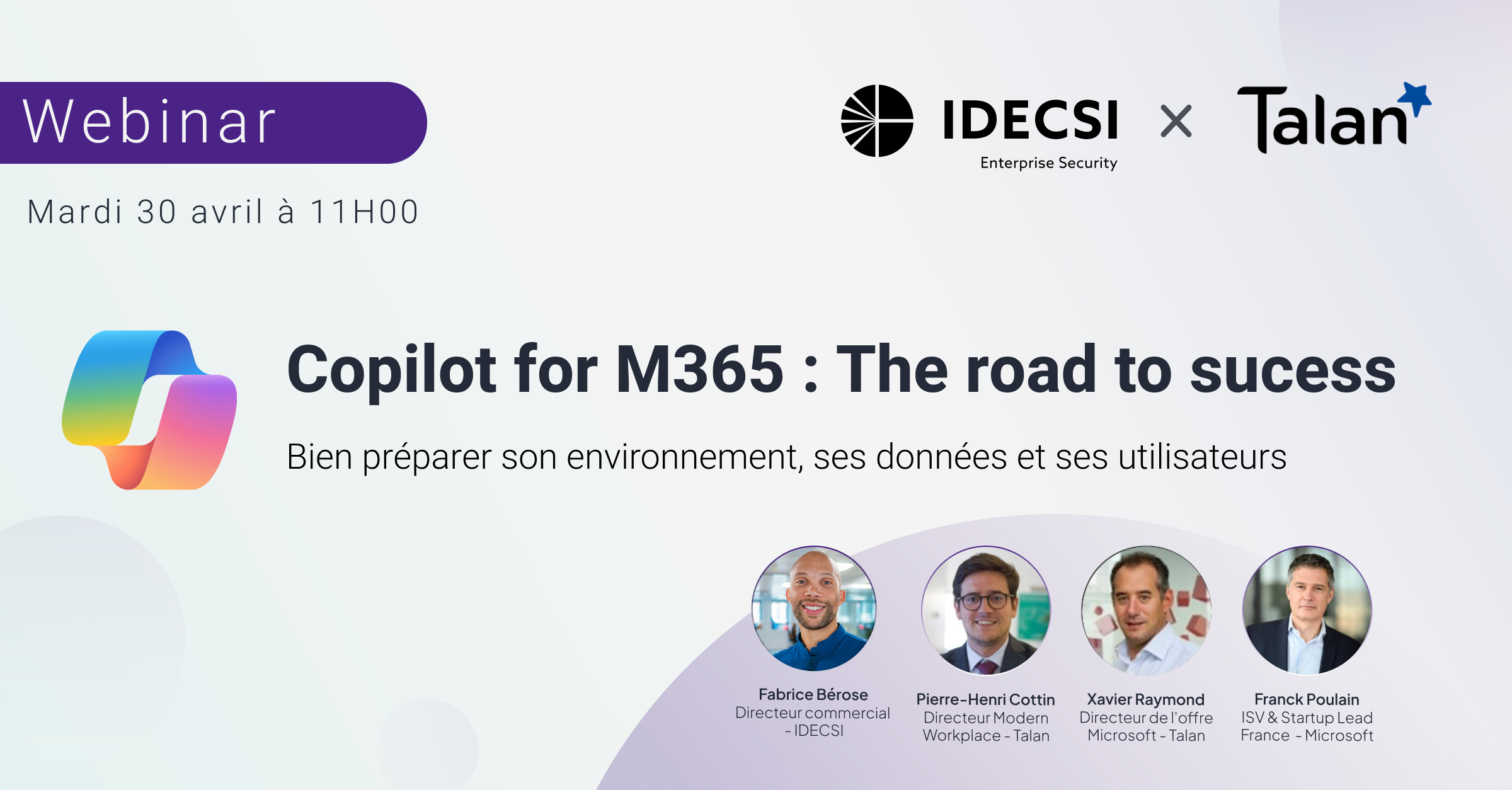Copilot pour Microsoft 365 : bien préparer son environnement, ses données et ses utilisateurs avec Talan et IDECSI